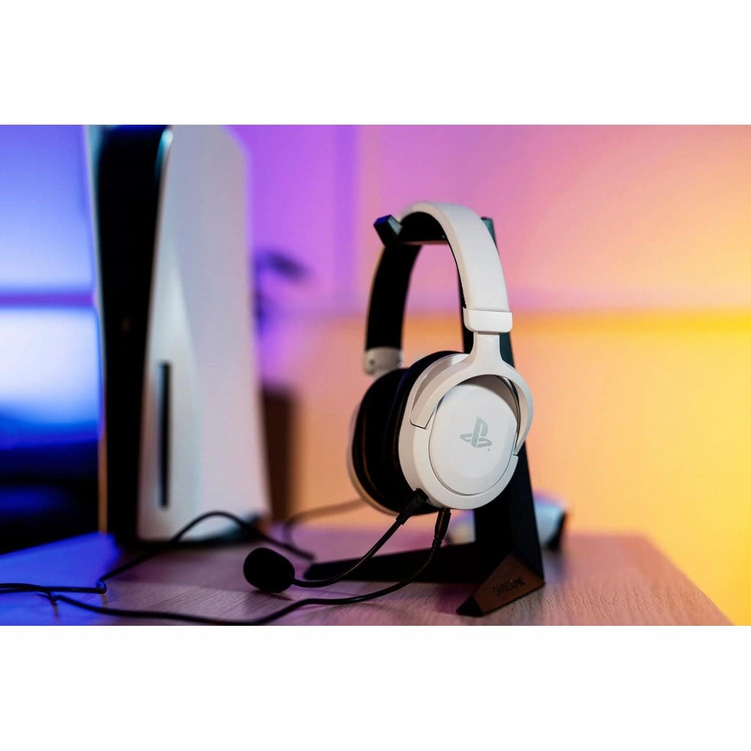 Trust Gaming GXT 498W Forta Wired Gaming Headset - Officially Licensed for PS5/PS4, 50mm Drivers, Detachable Mic, 1.2m Cable, Over-Ear, White