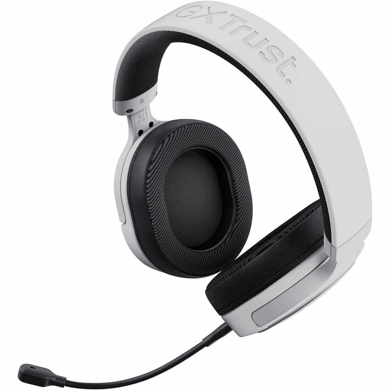 Trust Gaming GXT 498W Forta Wired Gaming Headset - Officially Licensed for PS5/PS4, 50mm Drivers, Detachable Mic, 1.2m Cable, Over-Ear, White