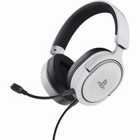 Trust Gaming GXT 498W Forta Wired Gaming Headset - Officially Licensed for PS5/PS4, 50mm Drivers, Detachable Mic, 1.2m Cable, Over-Ear, White buy laptop online, cheap gaming laptop, best business laptops