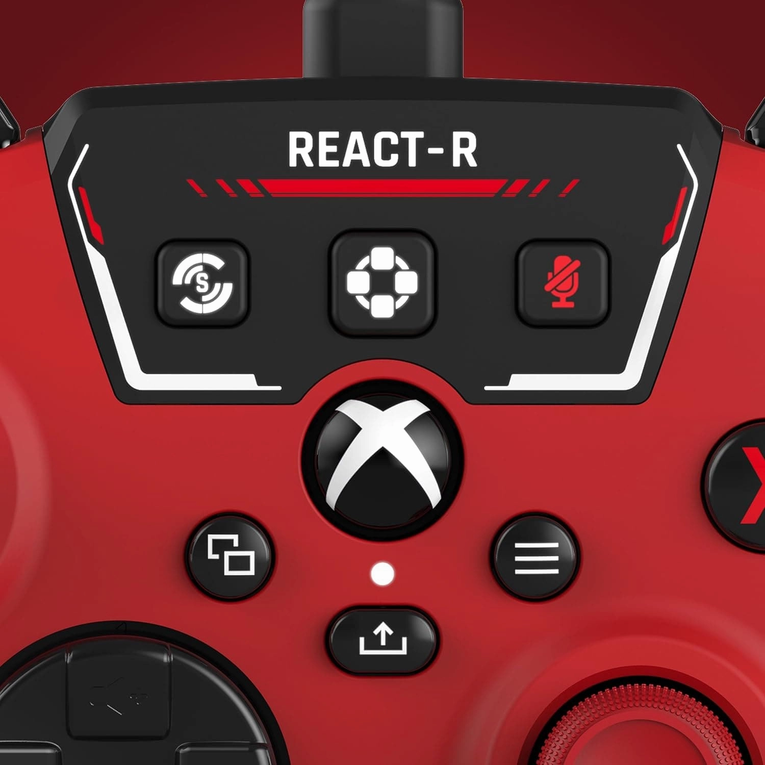 Turtle Beach React-R Controller Red- Xbox Series X|S, Xbox One and PC
