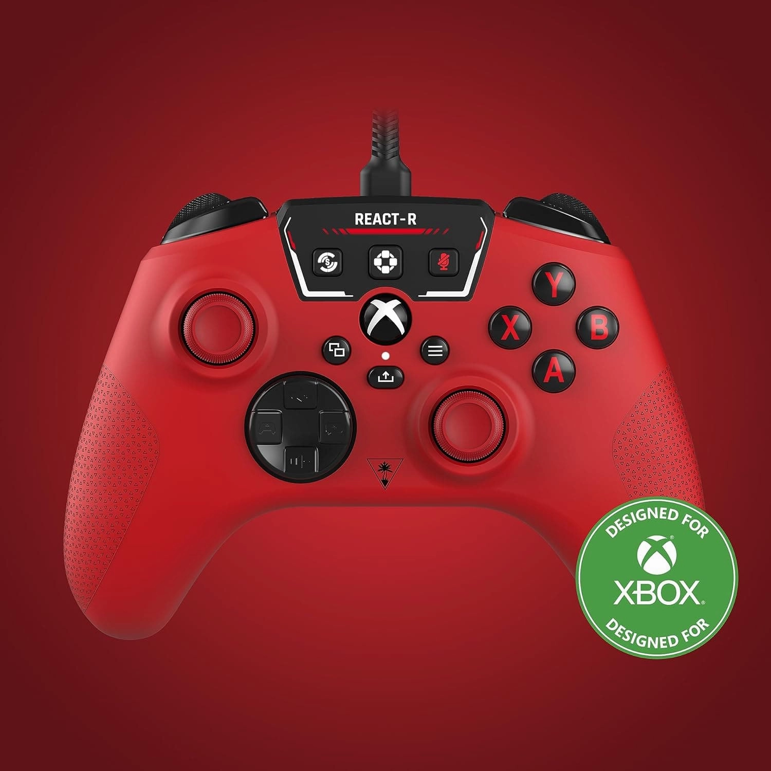 Turtle Beach React-R Controller Red- Xbox Series X|S, Xbox One and PC
