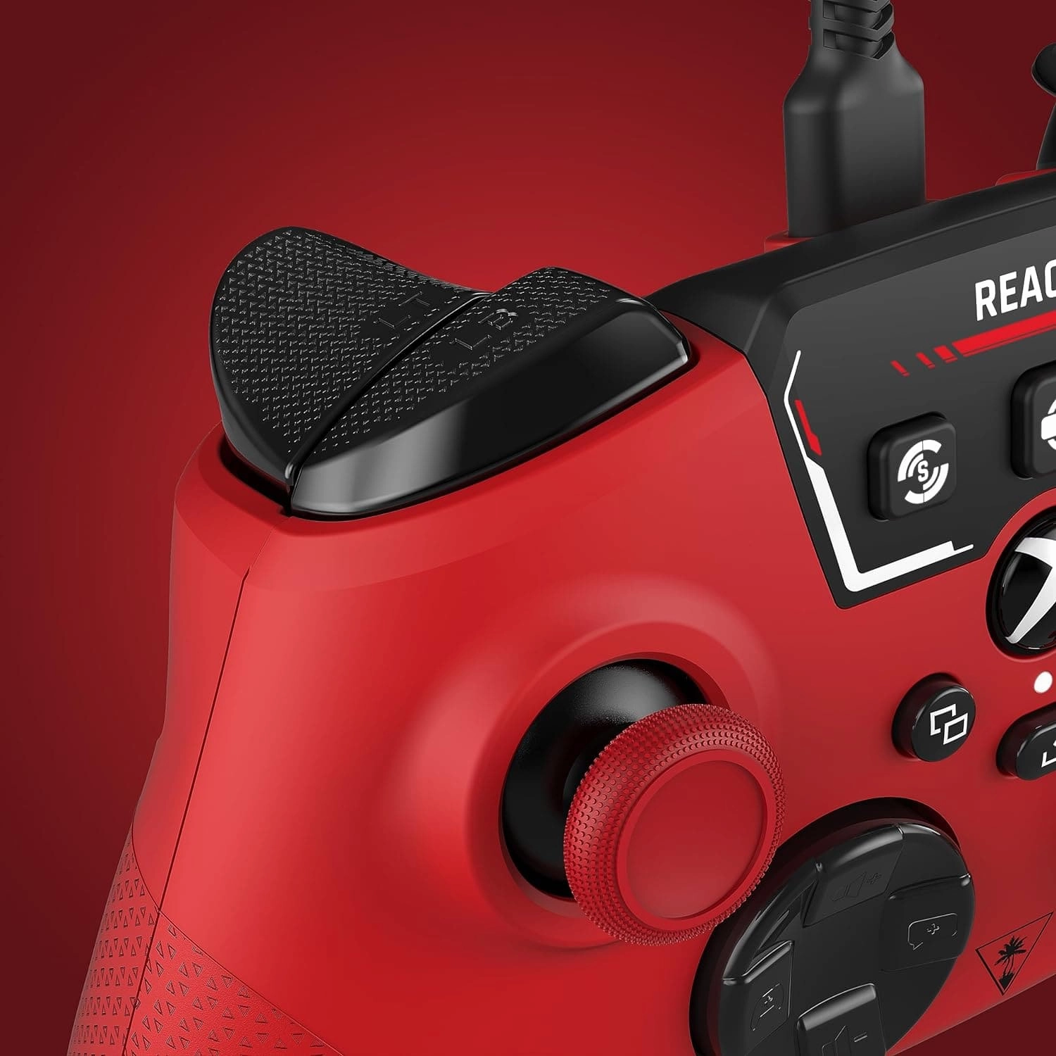 Turtle Beach React-R Controller Red- Xbox Series X|S, Xbox One and PC