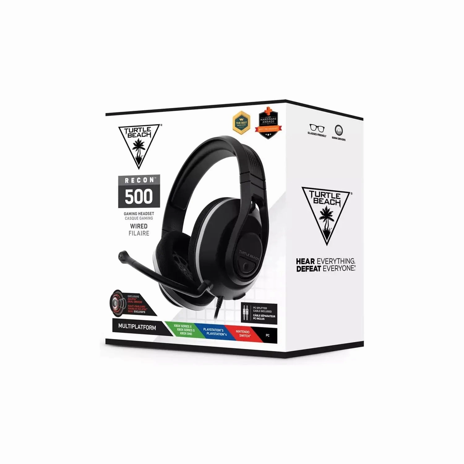 Turtle Beach Recon 500 Wired Multiplatform Gaming Headset - Black