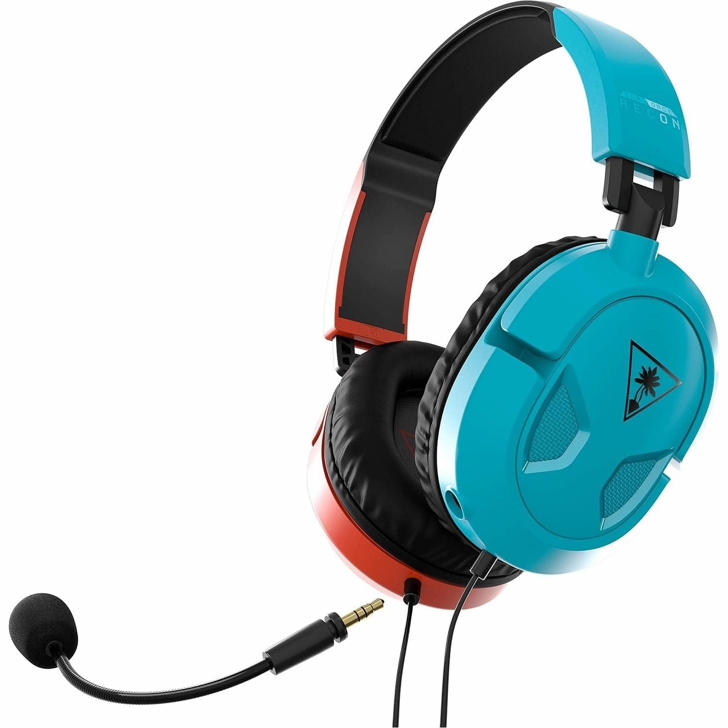 Turtle Beach Recon 50 Gaming Headset - Red/Blue, 3.5mm, Compatible with Switch, Xbox, PS5, PC & Mobile