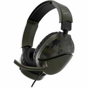 Turtle Beach Recon 70 Camo Green Gaming Headset - Compatible with Xbox Series X|S, Xbox One, PS5, PS4, Nintendo Switch & PC earbuds and headphones, true wireless earbuds, noise cancelling earbuds