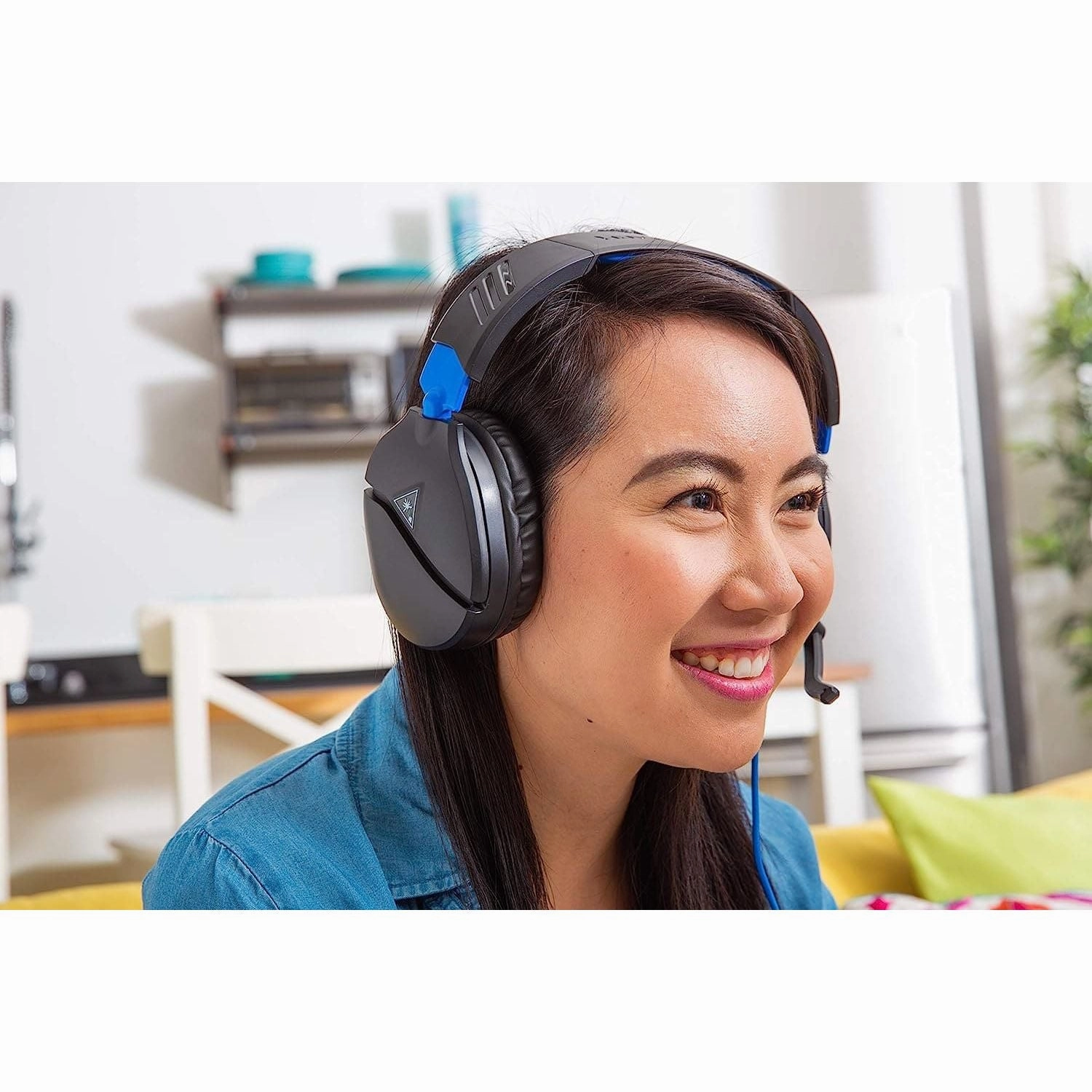 Turtle Beach Recon 70 Multiplatform Black/Blue Gaming Headset for PS5, PS4, Xbox Series X|S, Xbox One, Nintendo Switch & PC