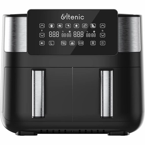 Ultenic K20 Dual Air Fryer, 6-in-1 Health Air Fryers with 2 Independent Frying Baskets, SYNC Cooking, XL 7.6L Family Sized, App with 100  Recipes, Dishwasher-Safe phone accessories, mobile phone cases, best charging cable