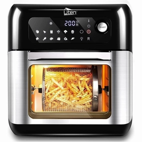 Uten 10L Digital Air Fryer Oven | 1500W Smart Tabletop with LED Touch Control, 12 Presets & Recipe Book phone accessories, mobile phone cases, best charging cable