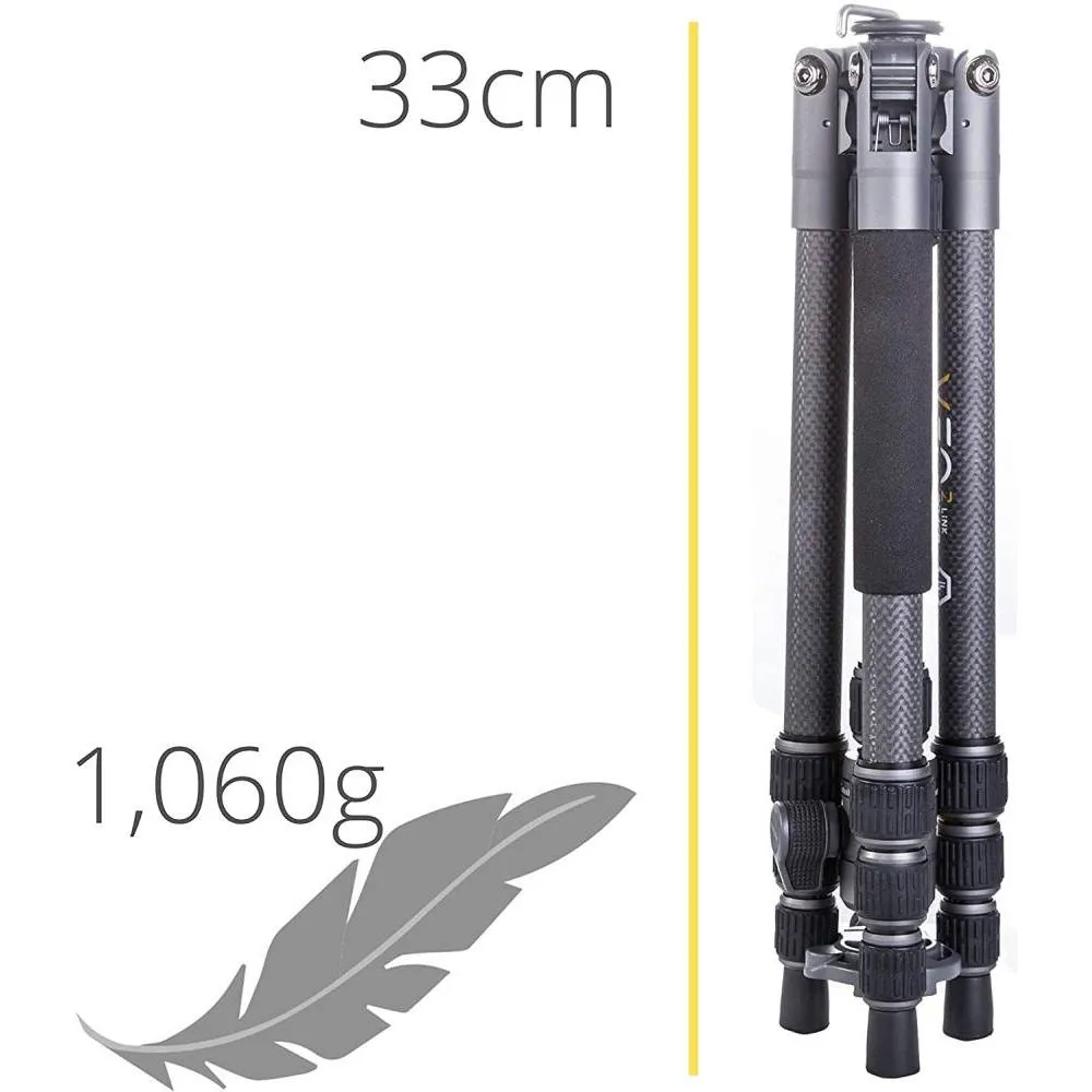 Vanguard VEO 3GO 235CB 23mm Carbon Fibre Travel Tripod