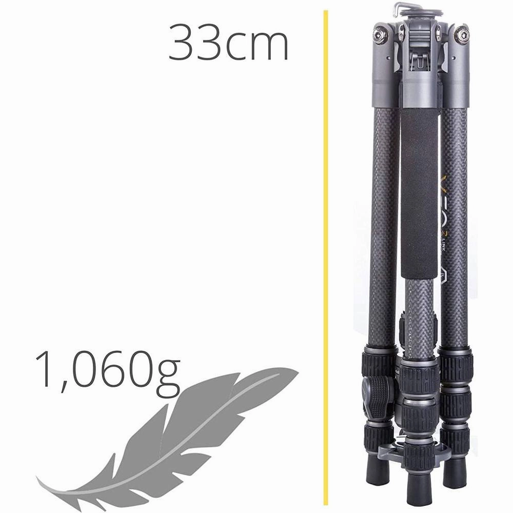 Vanguard VEO 3GO 235CB 23mm Carbon Fibre Travel Tripod