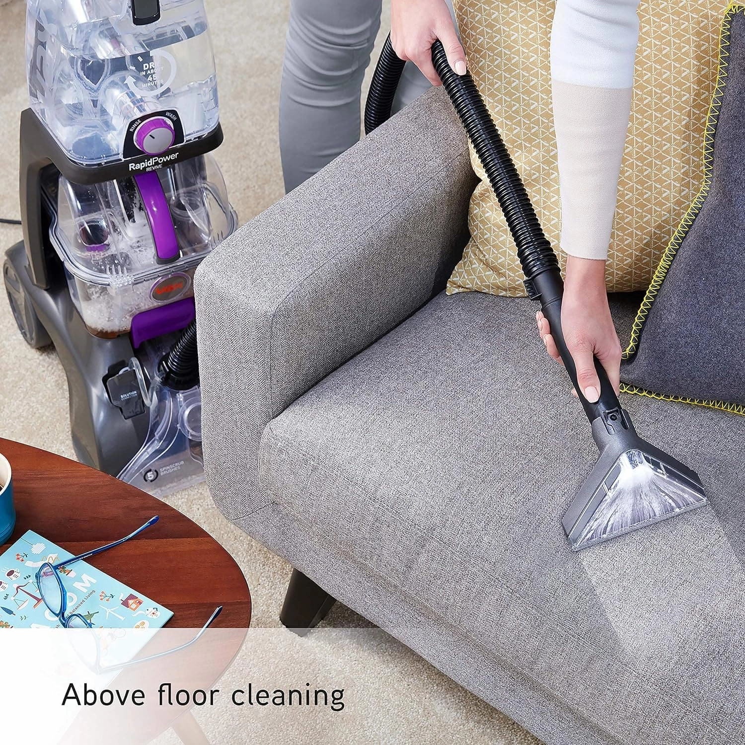 VAX Rapid Power Refresh CDCW-RPXR Upright Carpet Cleaner - Purple & Graphite