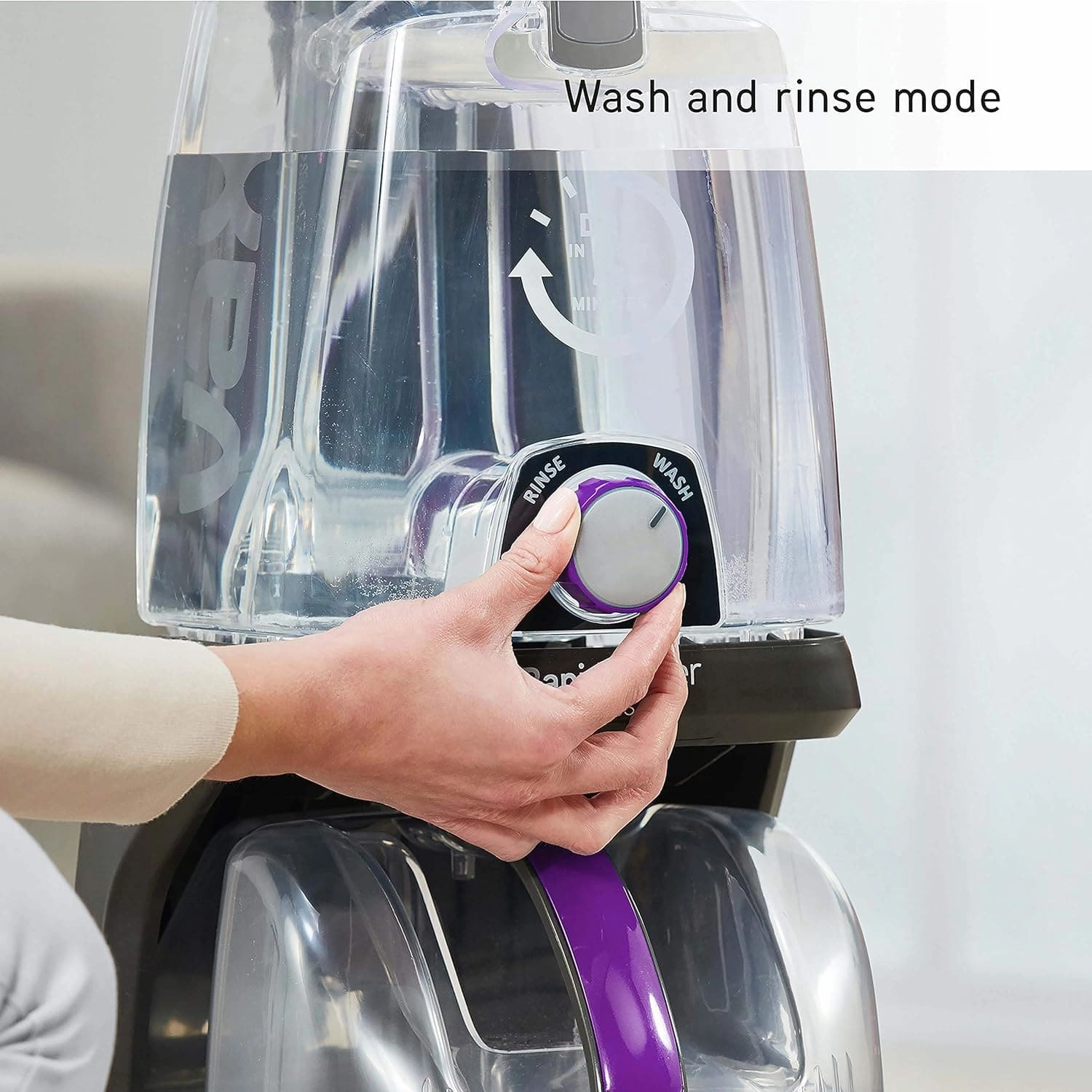 VAX Rapid Power Refresh CDCW-RPXR Upright Carpet Cleaner - Purple & Graphite