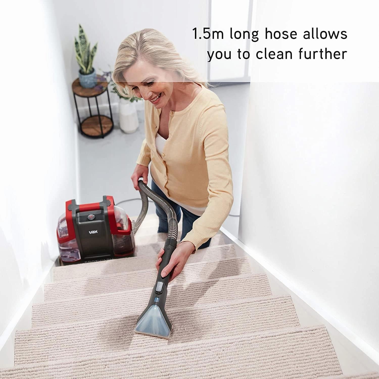 Vax SpotWash Portable Spot Cleaner - 1.6L, Red (CDCWCSXD)