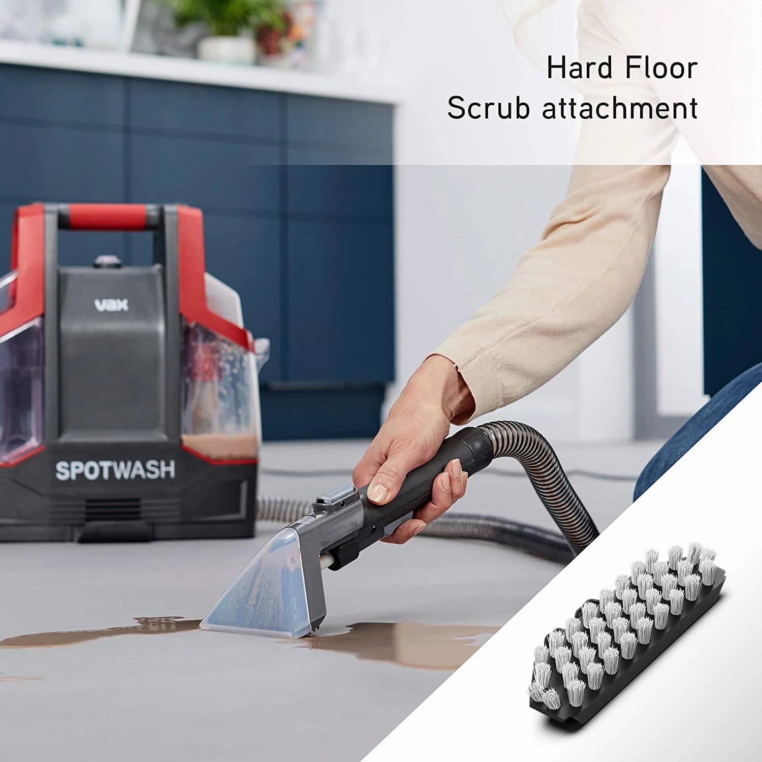 Vax SpotWash Portable Spot Cleaner - 1.6L, Red (CDCWCSXD)