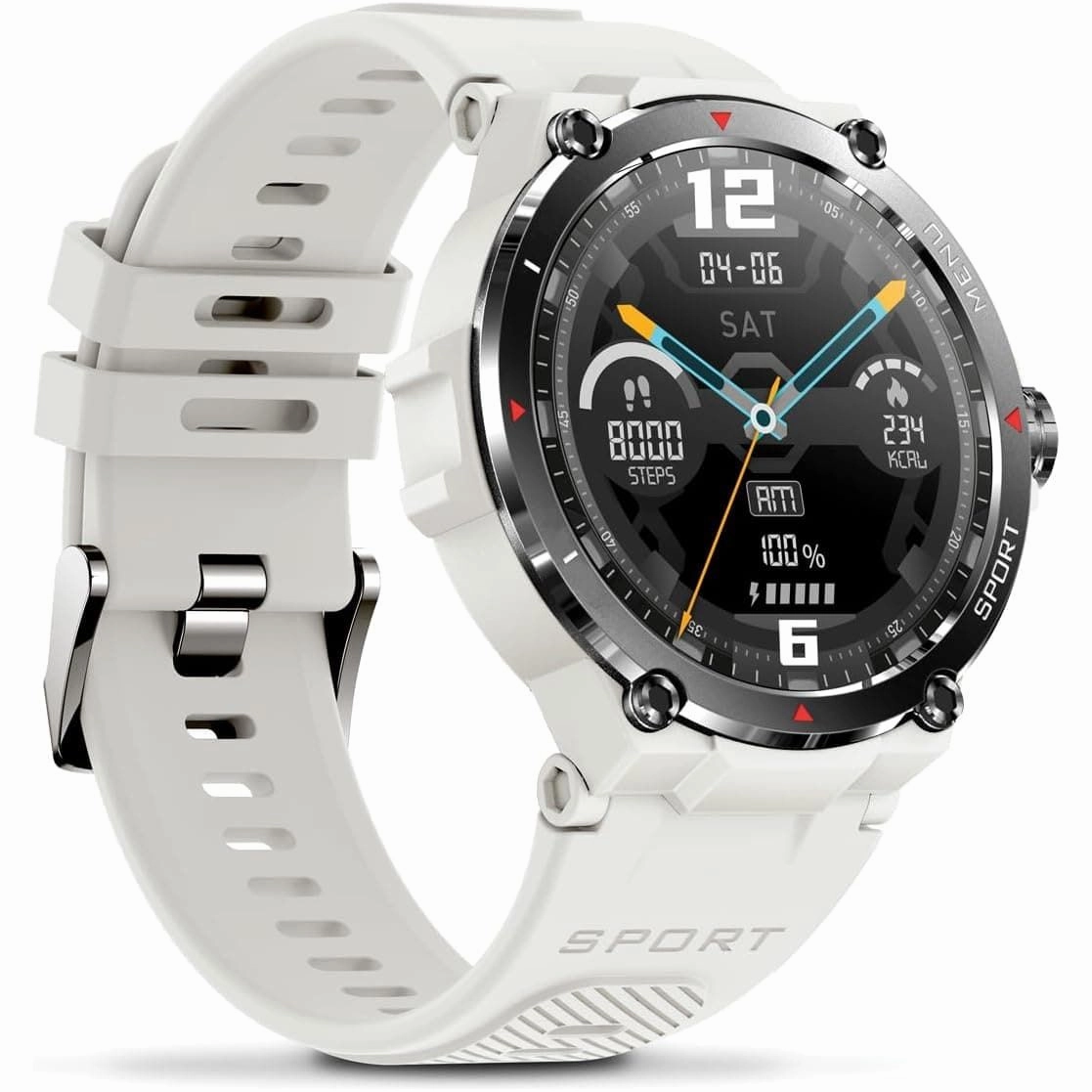 Veho Kuzo F1S Sports Smart Watch - White