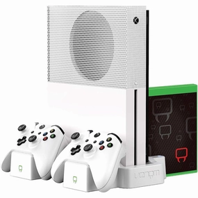 Venom Xbox One Vertical Charging Stand for Xbox One S - White wireless gaming headset, best gaming earbuds, bluetooth earbuds with mic