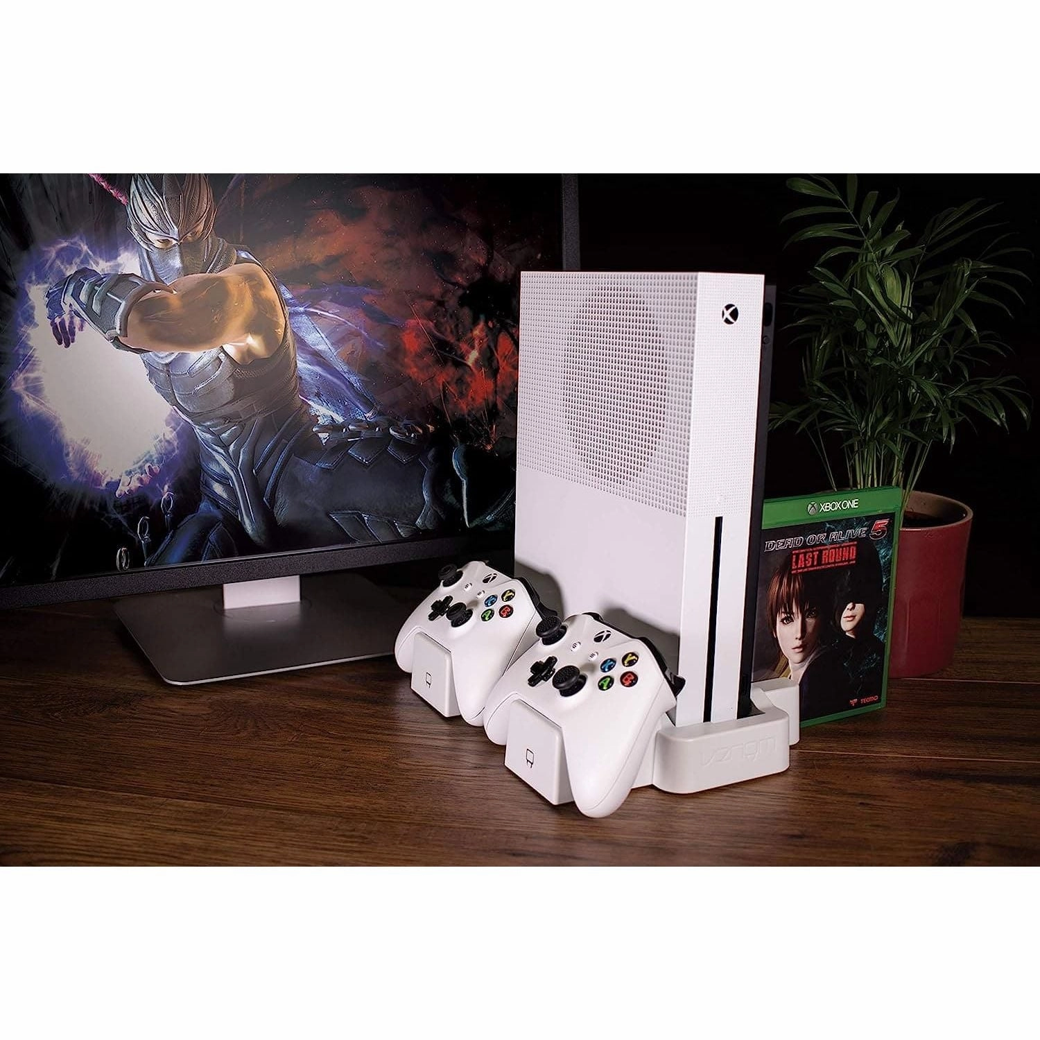 Venom Xbox One Vertical Charging Stand for Xbox One S - White