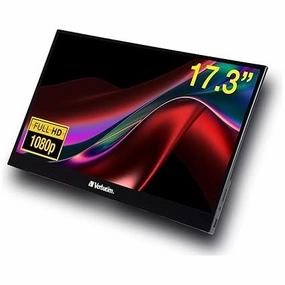 Verbatim PMT-17 17.3" Touchscreen Portable Monitor C 1080P, HDMI/USB-C, Compatible with Windows/Mac/Android retro game consoles, buy sega console, retro gaming accessories