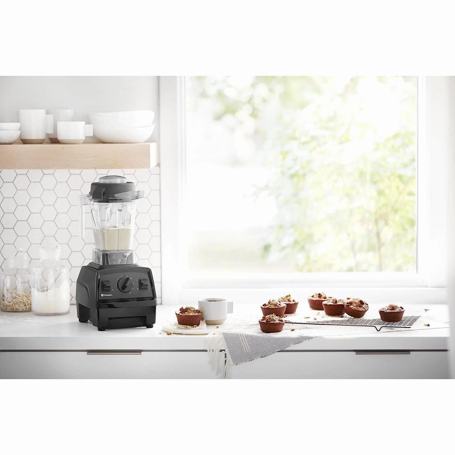 Vitamix E310 Explorian Blender - Stainless Steel, Black