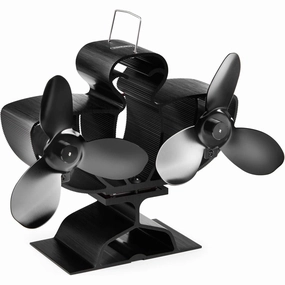 VonHaus Stove Fan  Double Log Burner Fan with 6 Blades, Heat Powered Fan for Wood/Log Burners, Fireplaces, Stove Heaters  Silent Operation, Eco Friendly Circulation, Self Powered phone accessories, mobile phone cases, best charging cable