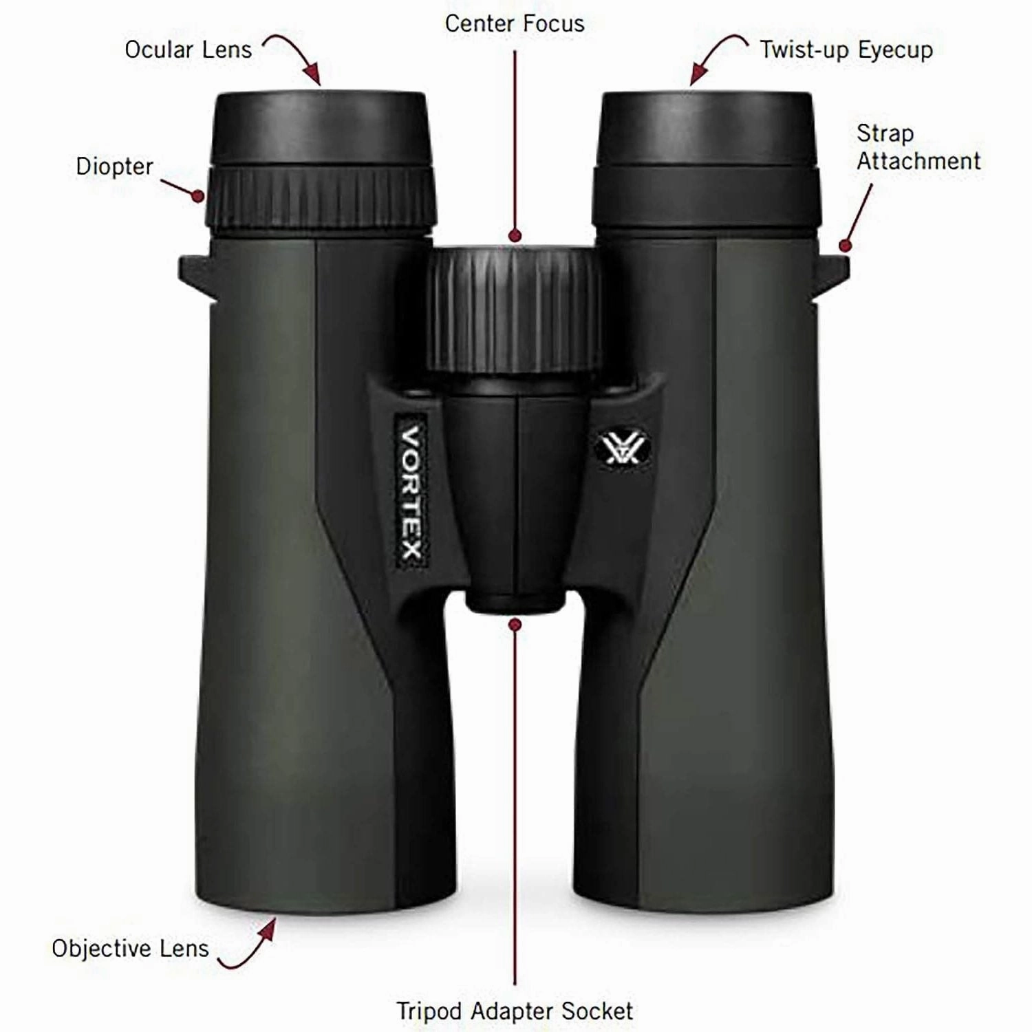 Vortex Optics Crossfire HD 12x50 Binoculars