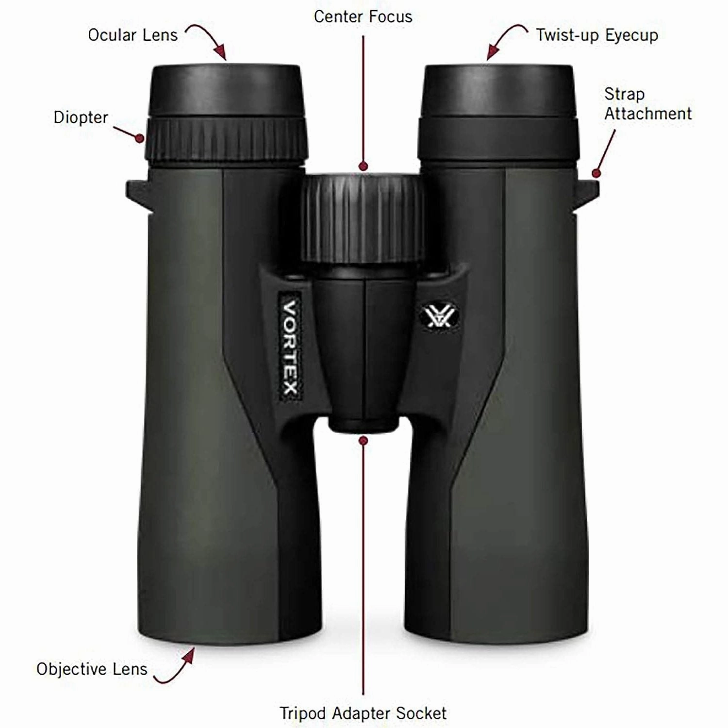 Vortex Optics Crossfire HD 12x50 Binoculars