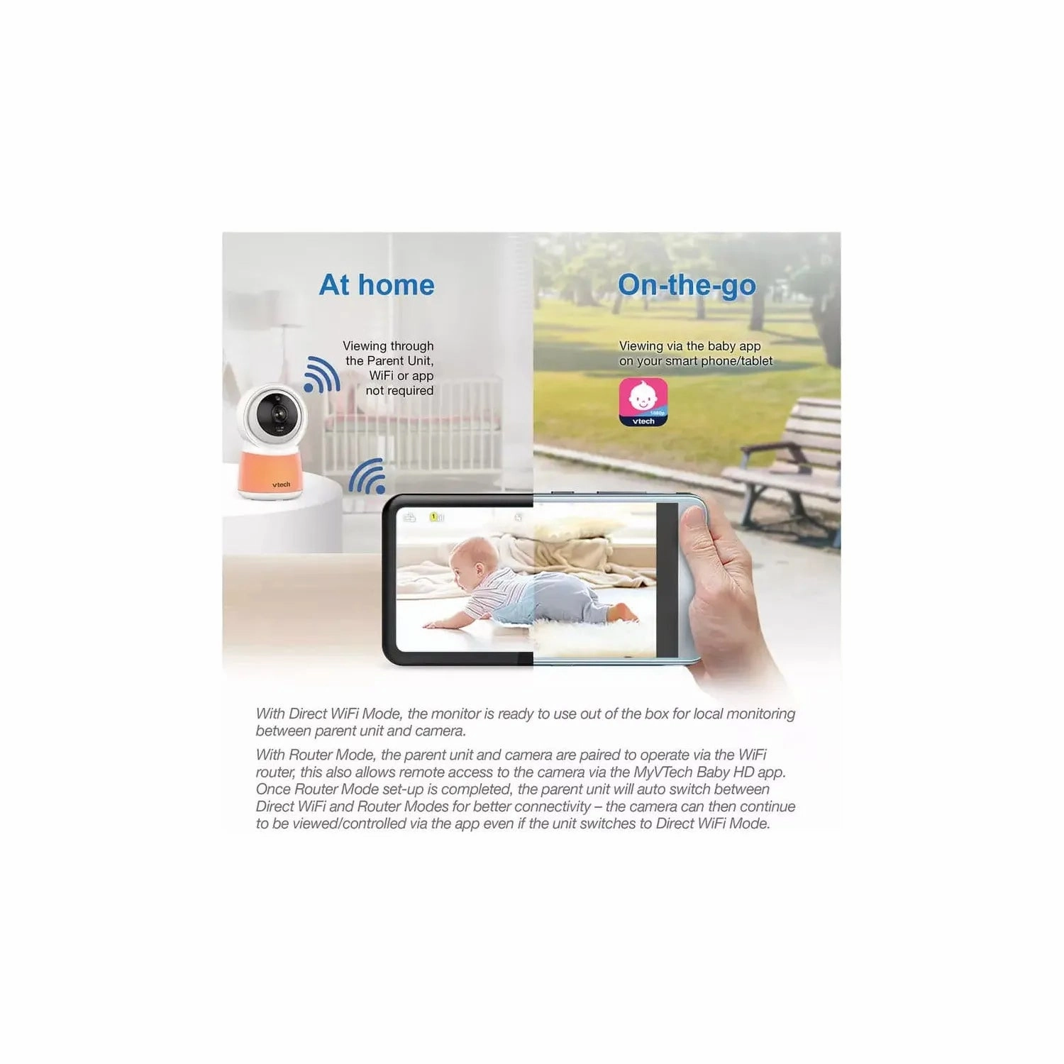 VTech RM5754HD Smart Video Monitor