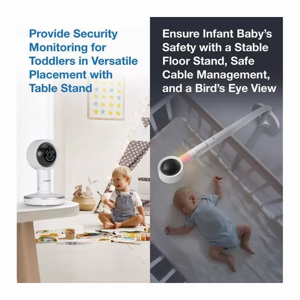 VTECH RM7787HD 7" Full HD Over-The-Cot WiFi Baby Monitor - White