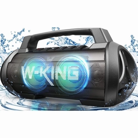 W-KING Outdoor Portable Speaker Bluetooth Waterproof with Lights - 70W Loud Bluetooth Speaker Wireless desktop computers, gaming desktop pc, all in one desktop deals