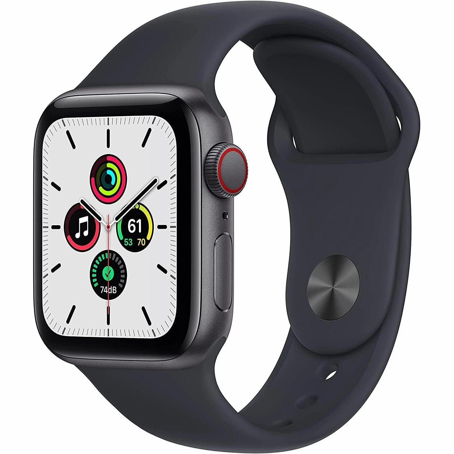 Watch SE (GPS   Cellular), 40mm Space Grey Aluminium Case with Midnight Sport Band MKR23B/A nintendo switch oled, nintendo switch deals, joy-con accessories