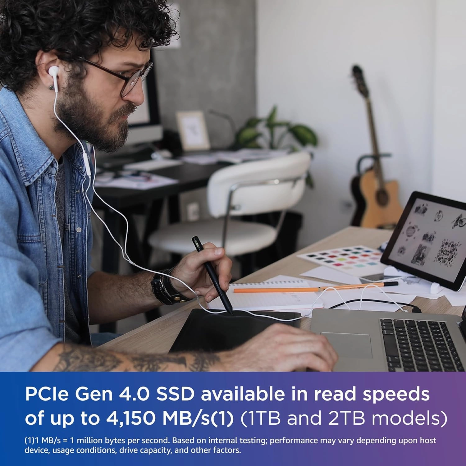 WD Blue SN580 250GB M.2 2280 PCIe Gen4 NVMe SSD C 4150 MB/s, Includes Acronis True Image (Backup & Cloning)
