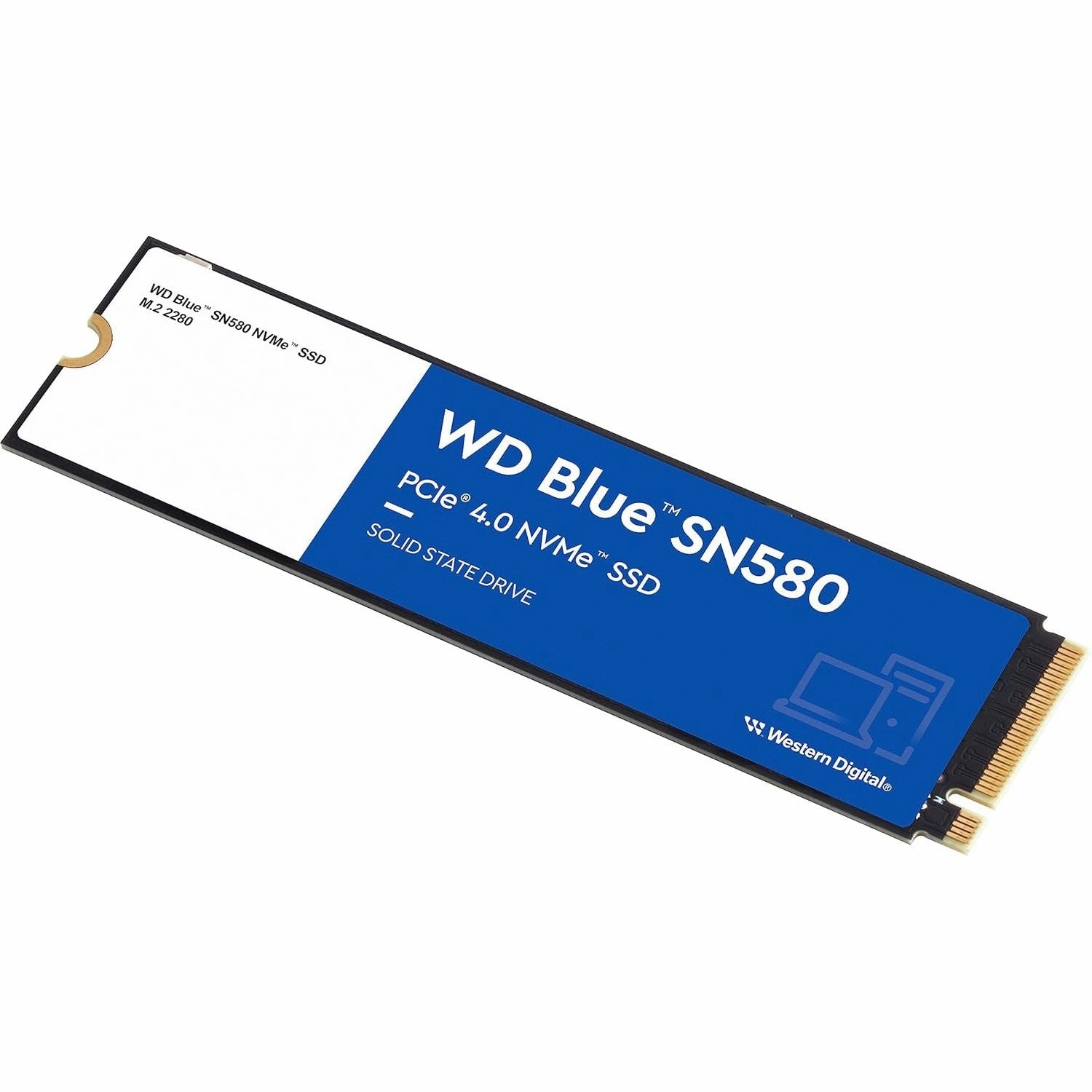 WD Blue SN580 250GB M.2 2280 PCIe Gen4 NVMe SSD C 4150 MB/s, Includes Acronis True Image (Backup & Cloning)
