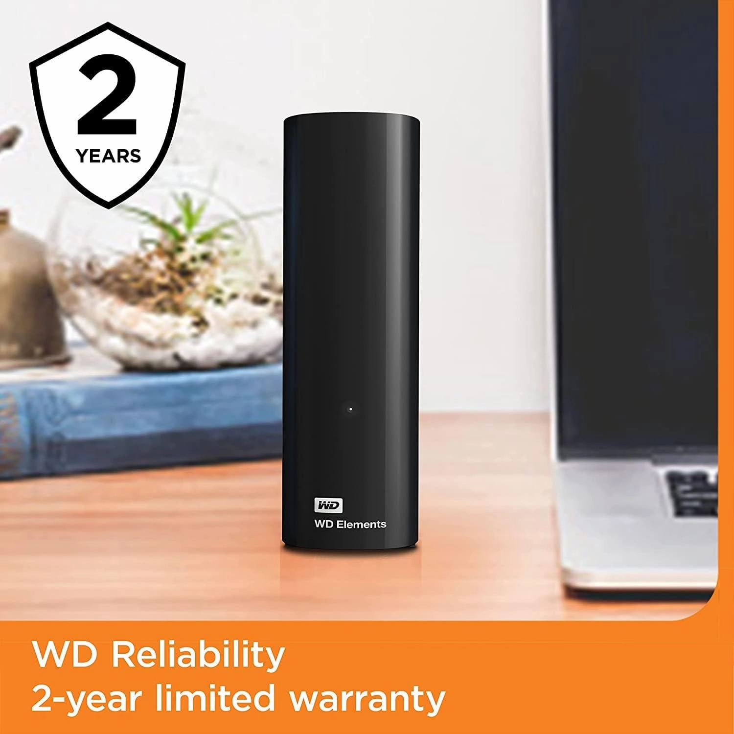 WD Elements 8TB External USB3.0 Desktop Hard Drive/HDD Black