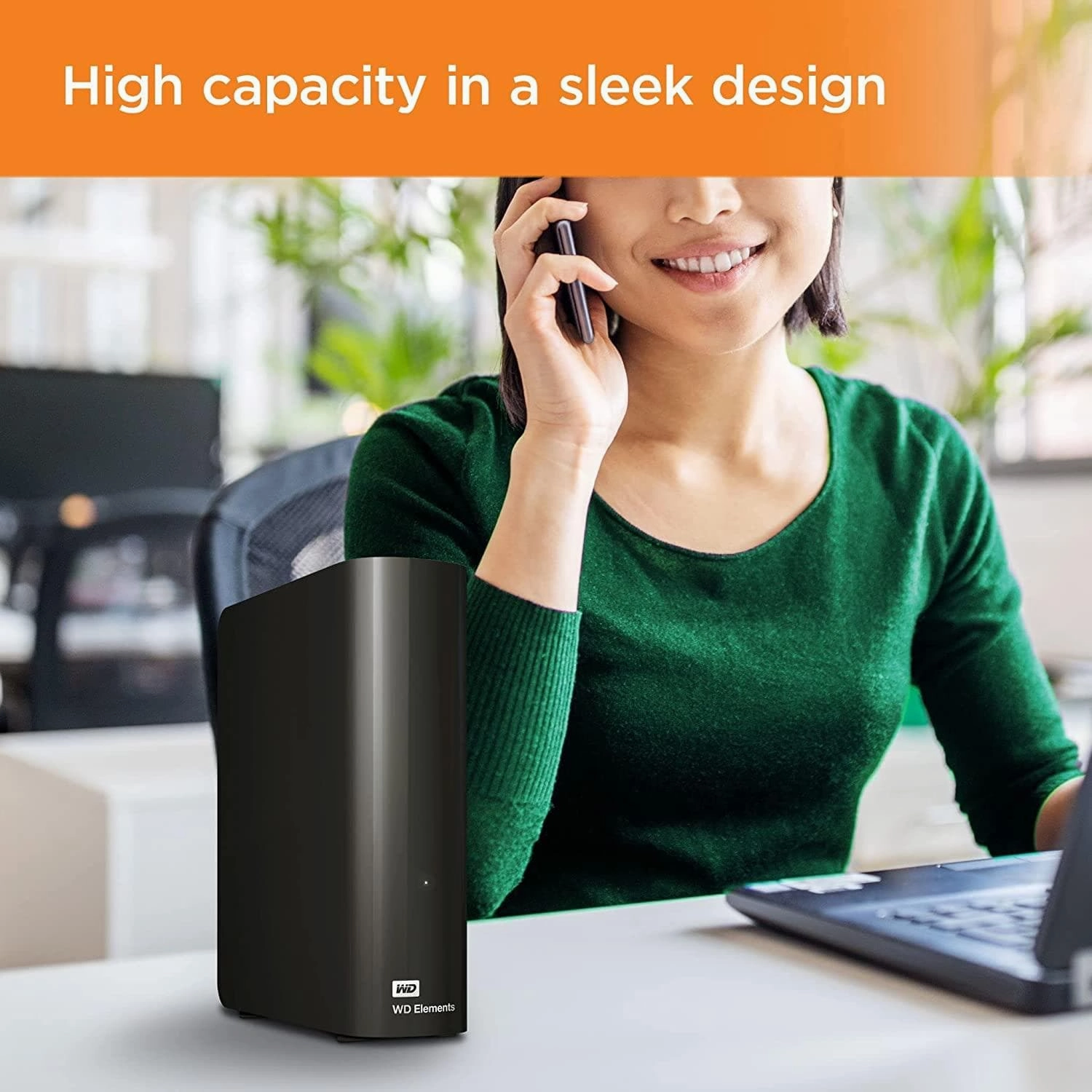 WD Elements 8TB External USB3.0 Desktop Hard Drive/HDD Black