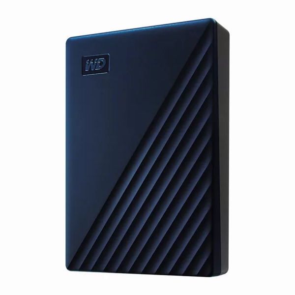 WD My Passport Portable Hard Drive for Mac - 5 TB, Blue