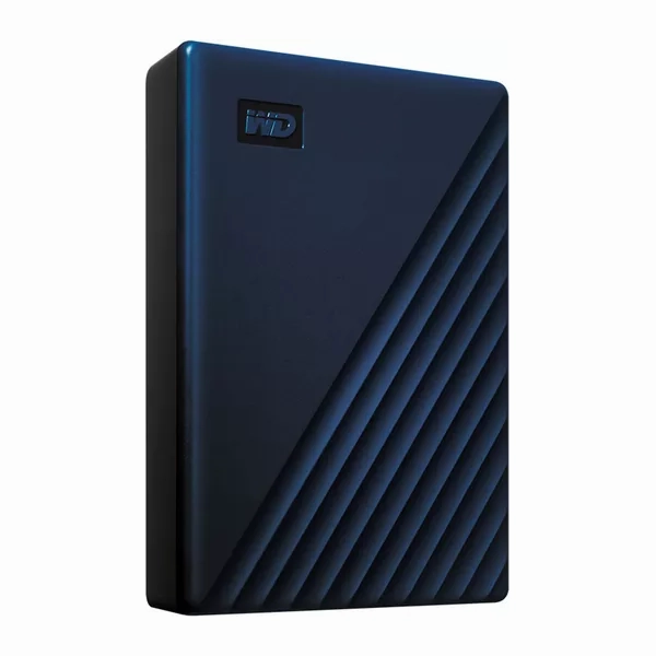 WD My Passport Portable Hard Drive for Mac - 5 TB, Blue