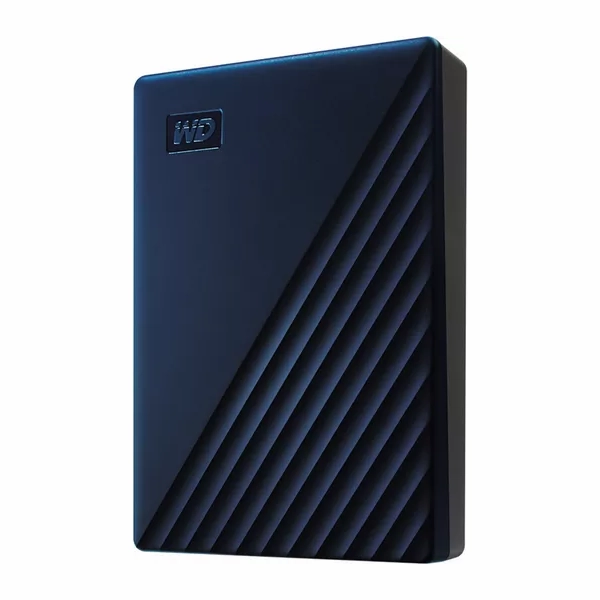 WD My Passport Portable Hard Drive for Mac - 5 TB, Blue