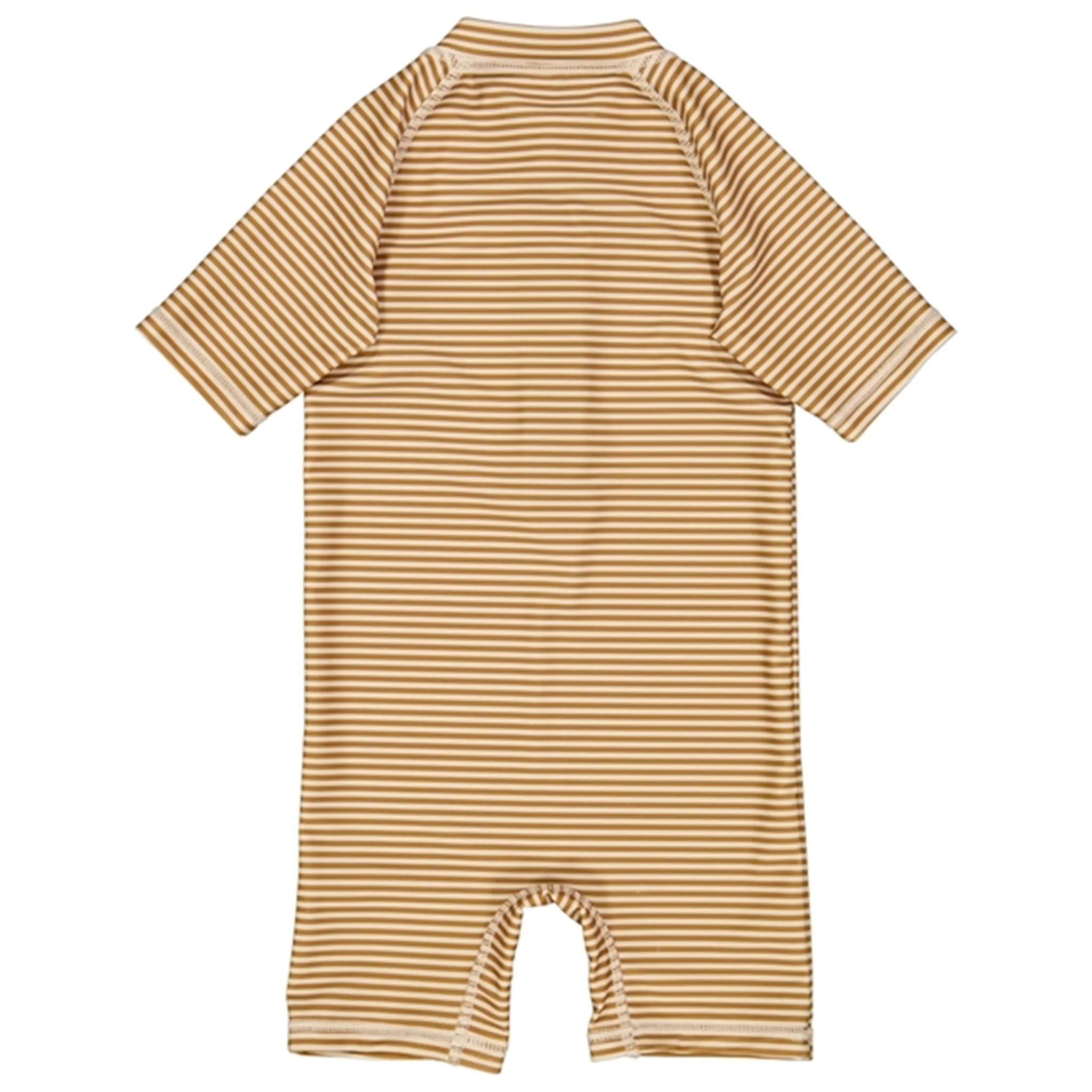 Wheat Golden Green Stripe Cas Swimsuit