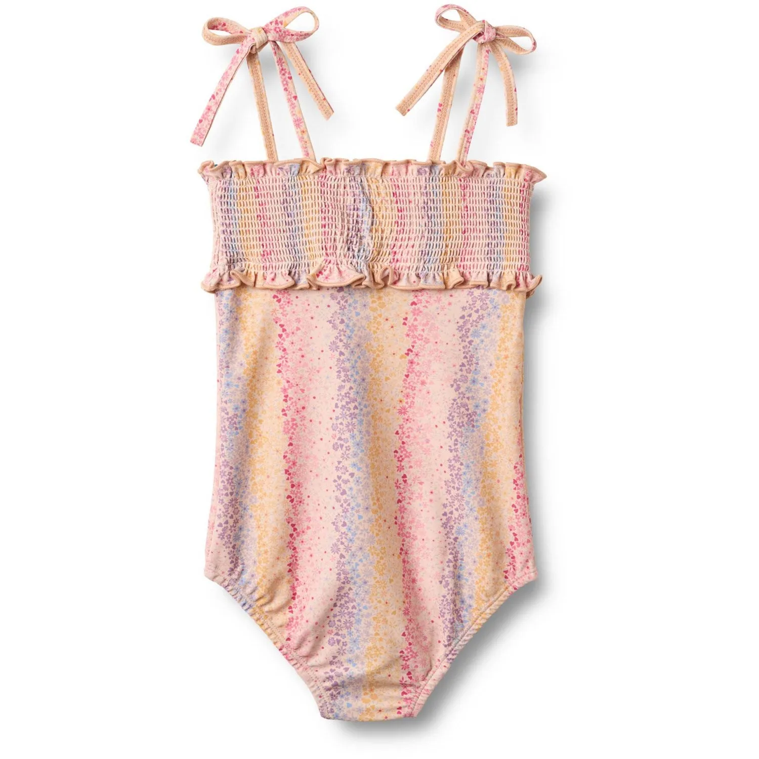 Wheat Multi Rainbow Swimsuit Selma