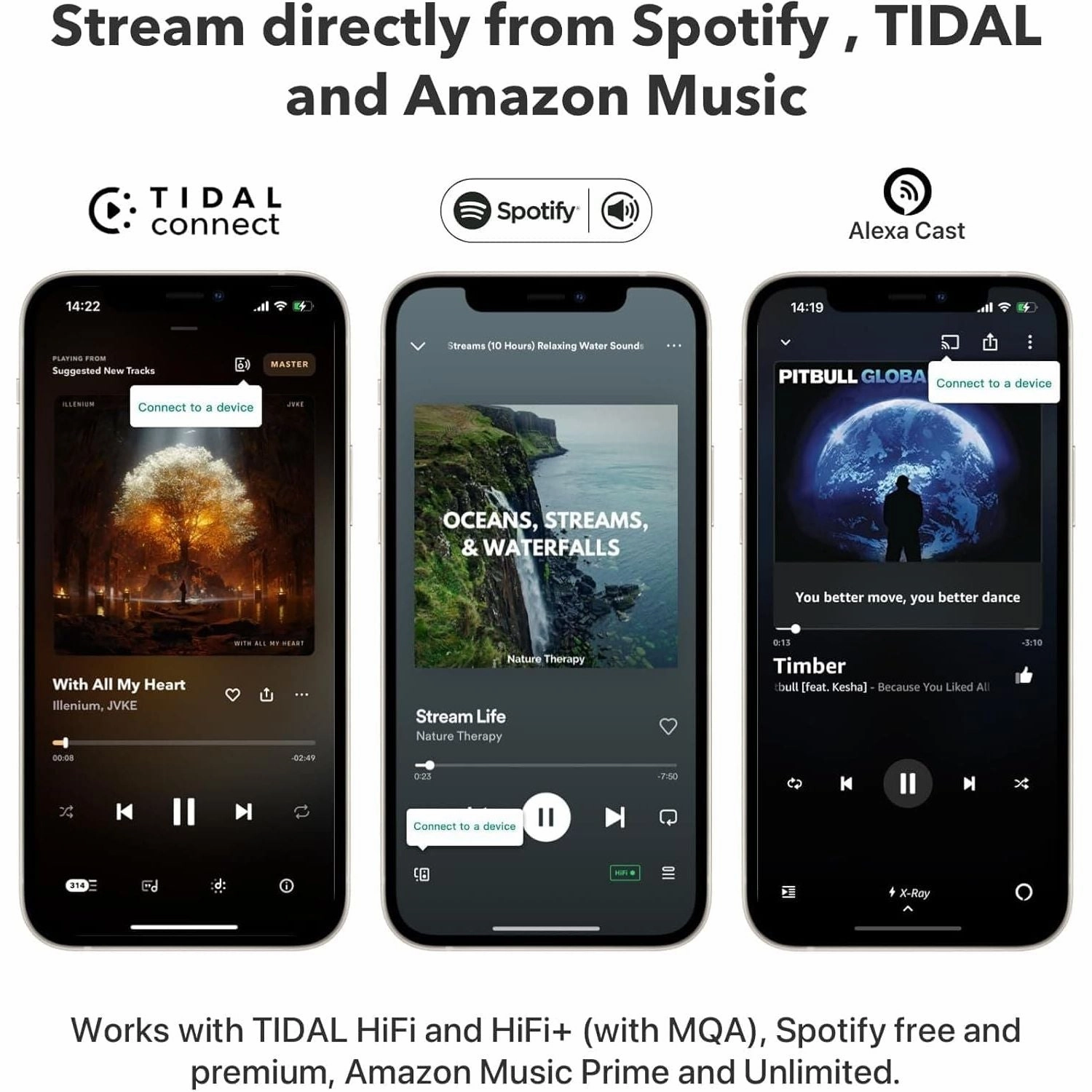 WiiM Pro Plus AirPlay 2 & Chromecast Audio Receiver with AKM DAC, Voice Remote, Alexa/Siri/Google Compatible, Hi-Res Multiroom Streaming from Spotify, Amazon Music, Tidal