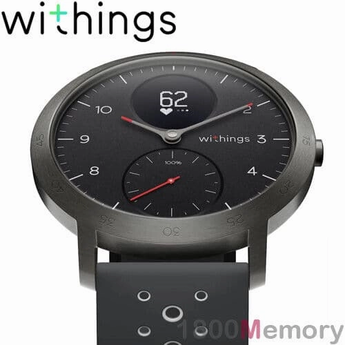 Withings 40mm Sport Smartwatch - HWA03b - Black sport all inter