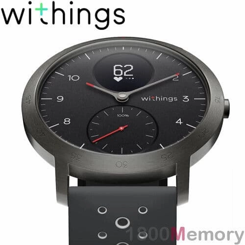 Withings 40mm Sport Smartwatch - HWA03b - Black sport all inter