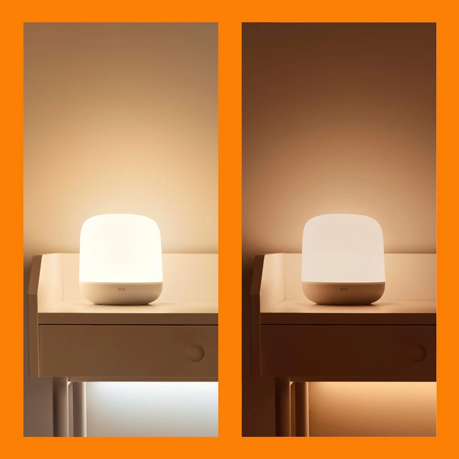 WiZ Smart LED Hero Colour Portable Table Lamp  WIFI Connected, Works with Alexa, Google Assistant & HomeKit, App Control, Energy Monitoring  Ideal for Living Room, Bedroom, Dining Room