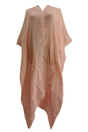 Women's Cover Up Kimono In Coral