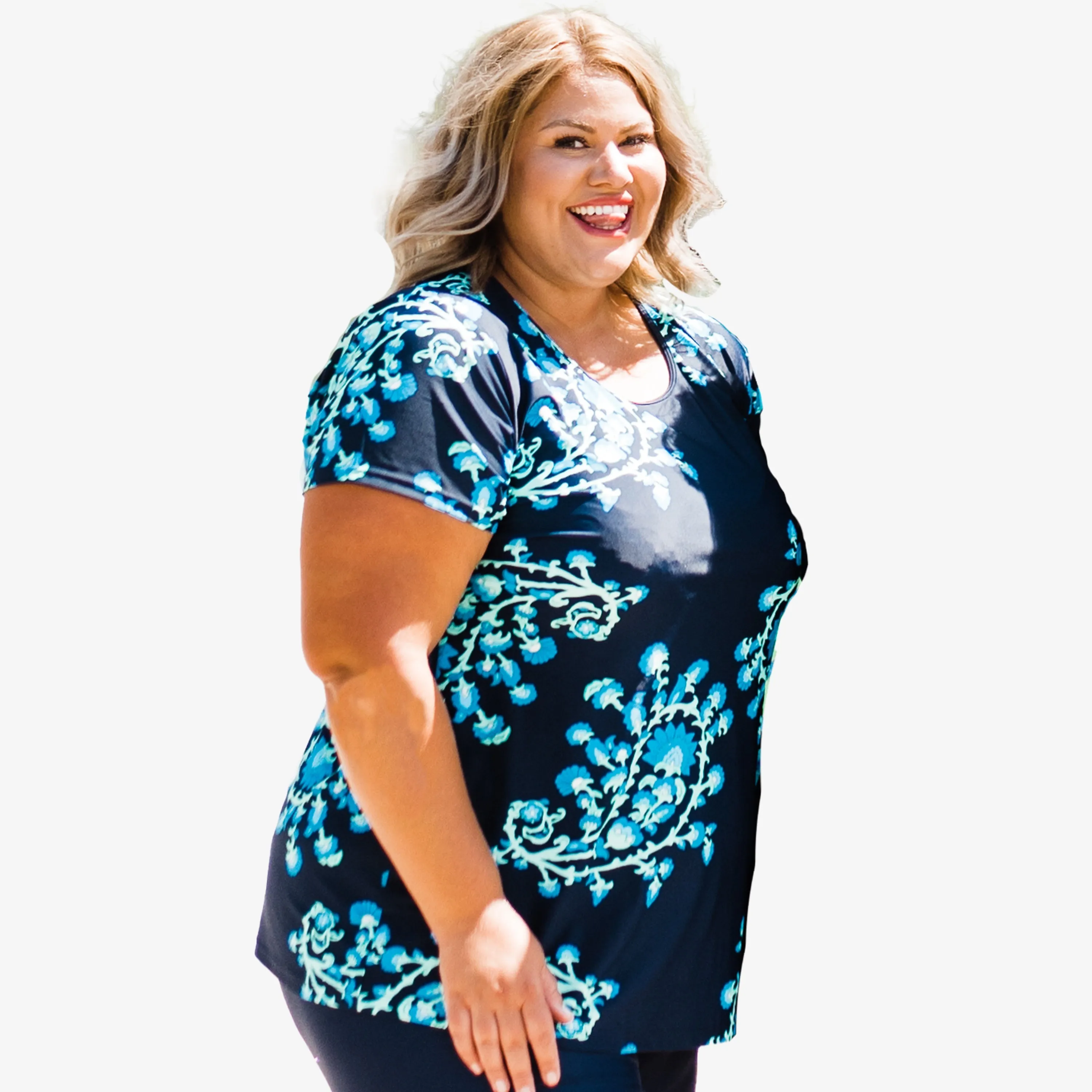 Women's Plus Anna Longer Length Swim Tunic