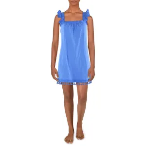 Womens Tassel Cotton Cover-Up
