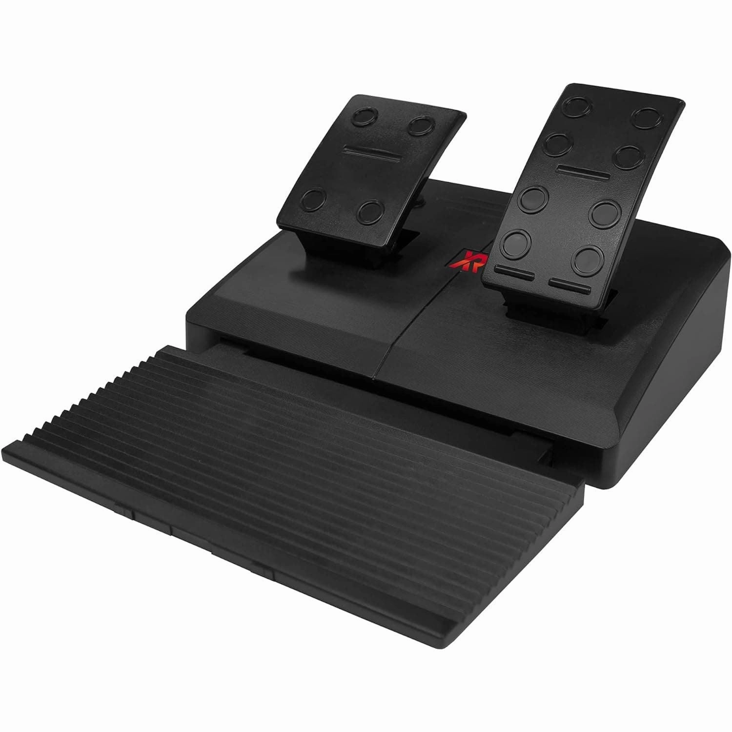 X-Rocker XR Racing Wheel V2 With Pedals - 180 Responsive - Compatible with PS4, Xbox, PC & Switch