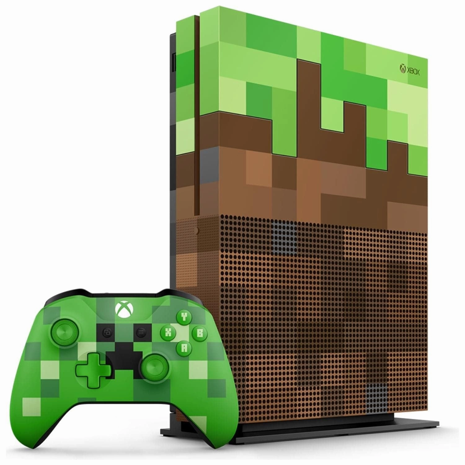 Xbox One S Console - 1TB, Minecraft Green Edition (No Game) wireless gaming headset, best gaming earbuds, bluetooth earbuds with mic