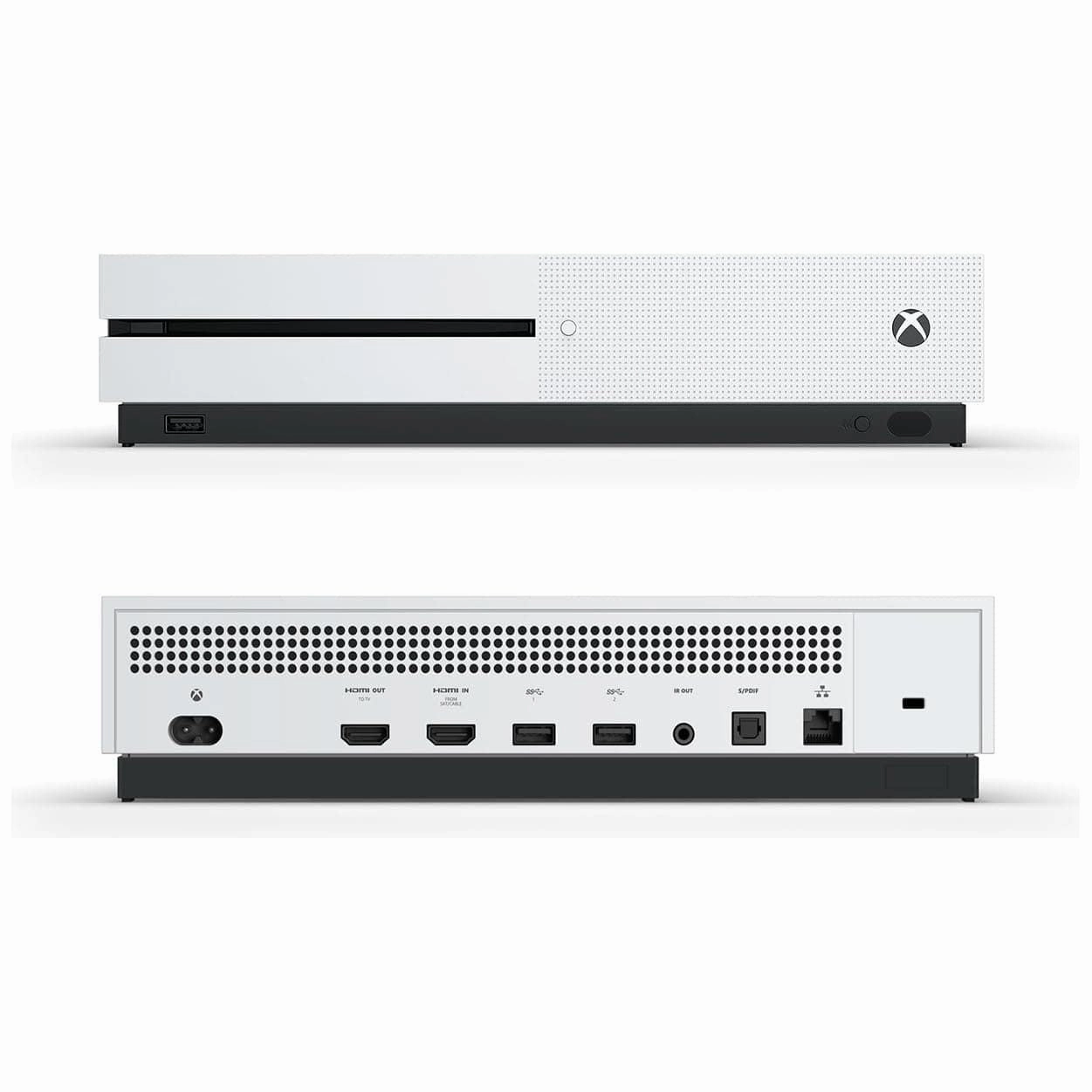 Xbox One S Console - 500GB, Disc Edition, White