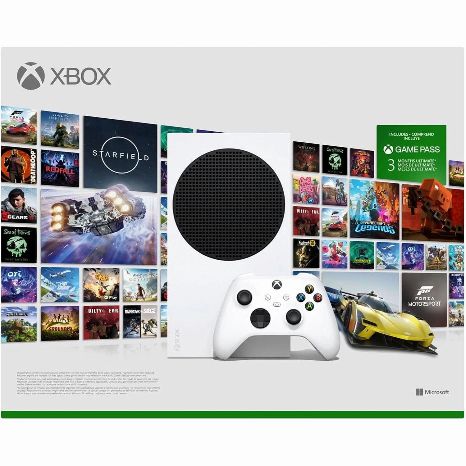 Xbox Series S 512GB Console With 3 Months Game Pass Ultimate